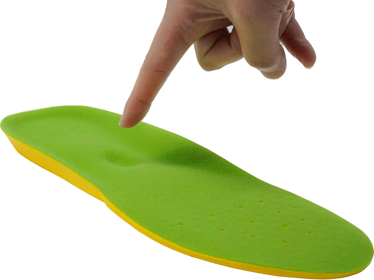 1 Pair Wide Fit Insoles Plantar Fasciitis Orthotics PU Memory Foam Comfort Shoe Inserts for Men and Women, Cushioned Arch Support, Shock Absorption and Foot Pain Relief (Men 9-11/Women 10-12)