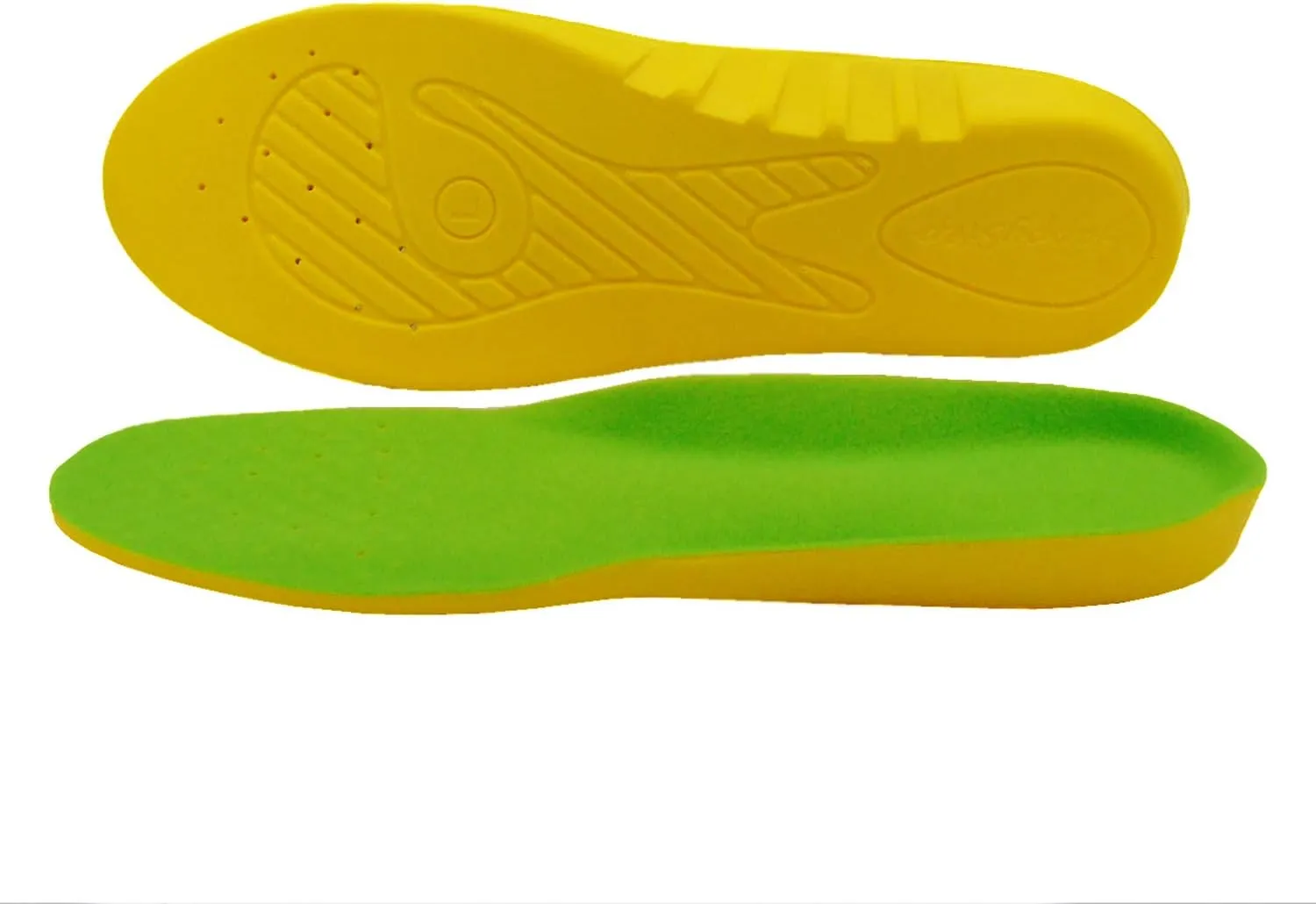 1 Pair Wide Fit Insoles Plantar Fasciitis Orthotics PU Memory Foam Comfort Shoe Inserts for Men and Women, Cushioned Arch Support, Shock Absorption and Foot Pain Relief (Men 9-11/Women 10-12)