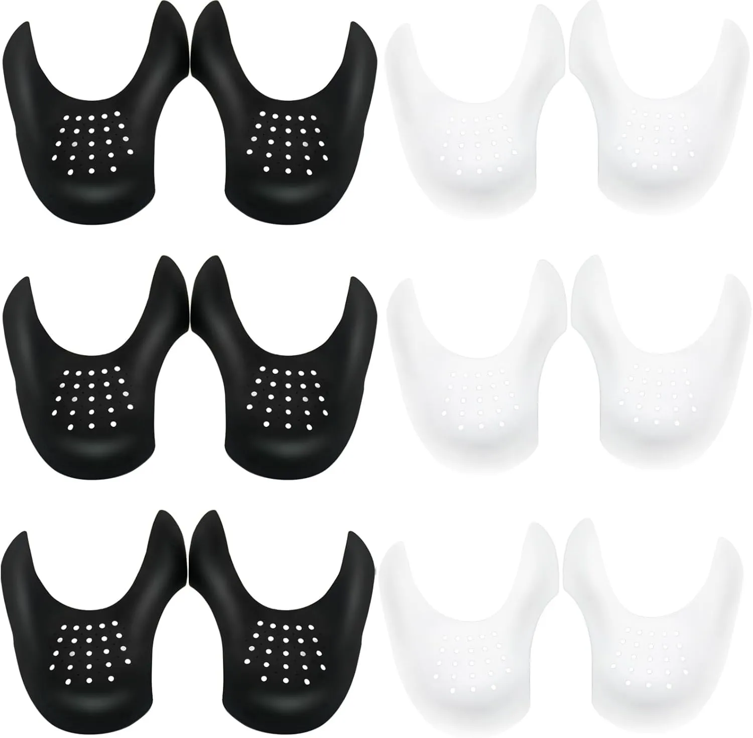 6 Pairs Crease Protectors for Air Force Shoes, Sneaker Guard, Shoes Protector Prevent Sneaker No Creases