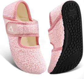 ATHMILE House Slippers for Women Men Indoor Barefoot Socks Wide Diabetic Shoes Adjustable House Slippers for Home Travel