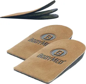 BodyMed Heel Lift, Medium, 2 Lift/Pack  Non-Slip, Adjustable Orthopedic Insert for Leg-Length Discrepancies  3 Removable 1/8-in. Layers  Rubber-Leather Adhesive  Heel Lift Wedge for Men & Women