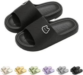 Cat Slippers - Female Summer Non-slip Indoor Home Bathroom Cute Cat Slippers At Home