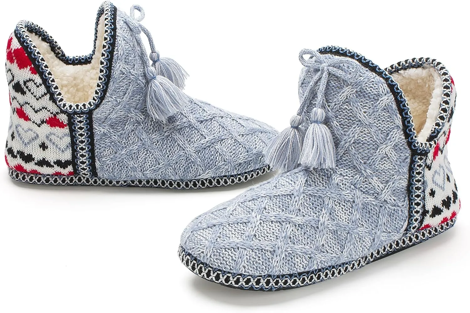 Cozylook Women's Bootie Slippers, Cozy House Shoes with Memory Foam, Plush Fleece Lining, Indoor/Outdoor Anti-Slip Sole