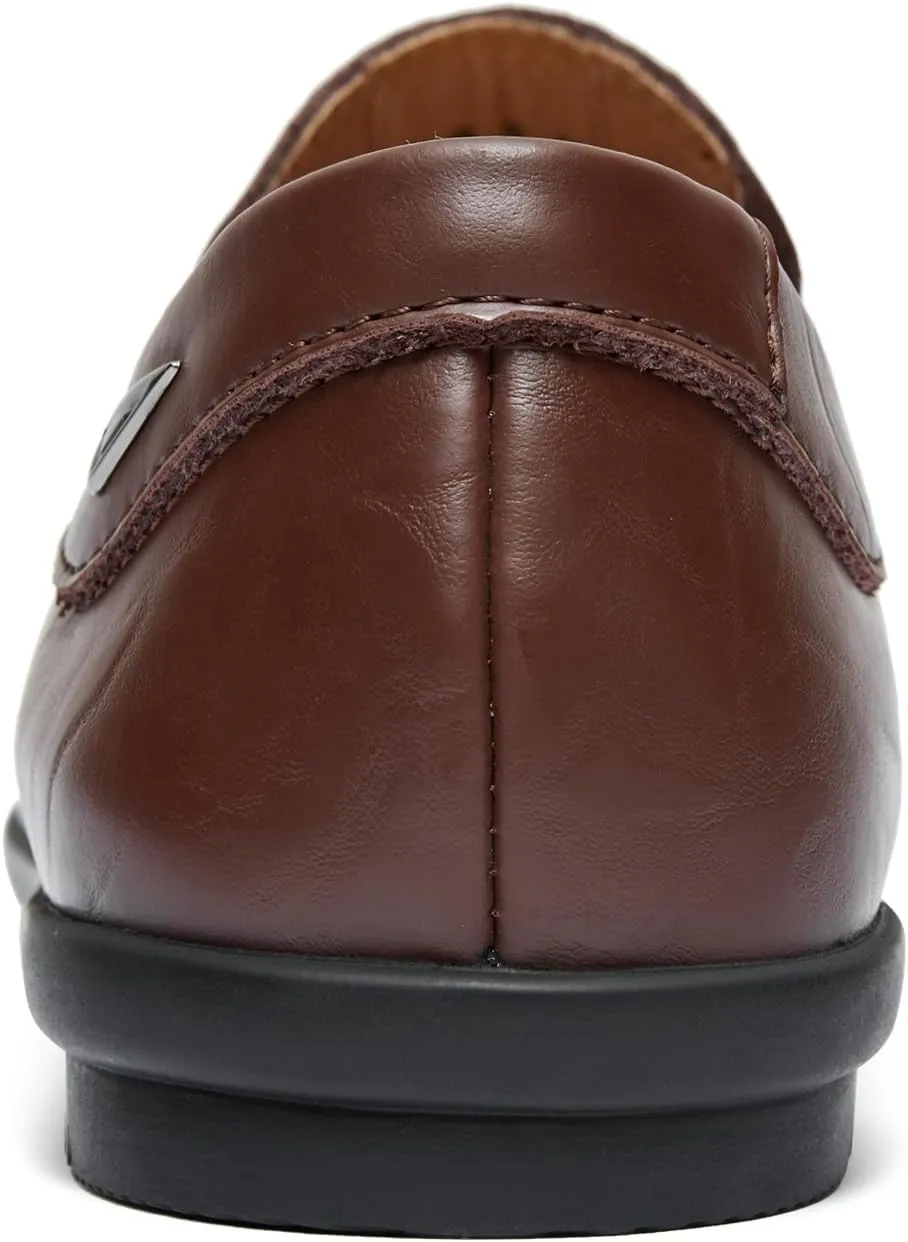 Go Tour Mens Casual Leather Fashion Slip-on Loafers Shoes
