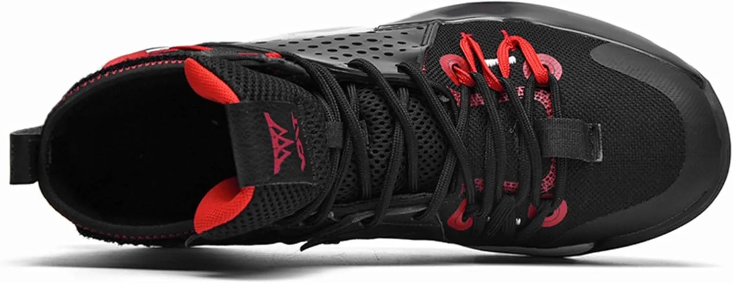 High Top Basketball Shoes Men's Women's Sneakers Breathable Sneakers Anti-Slip