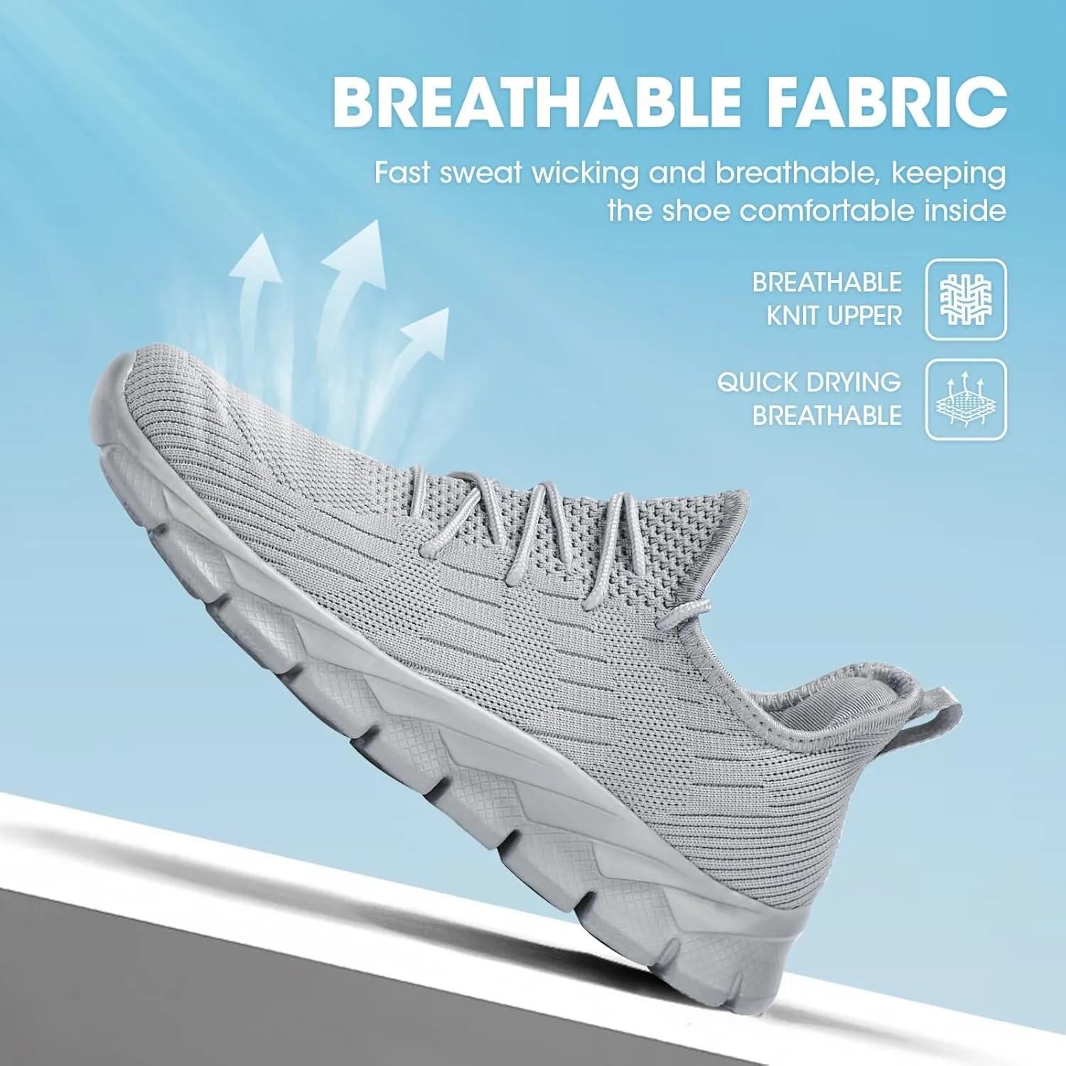 INYO Womens Tennis Shoes Casual Gym Workout Walking Shoes Lightweight Breathable Sneakers Non Slip Running Shoes for Women