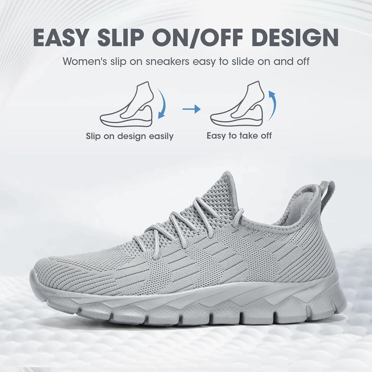INYO Womens Tennis Shoes Casual Gym Workout Walking Shoes Lightweight Breathable Sneakers Non Slip Running Shoes for Women