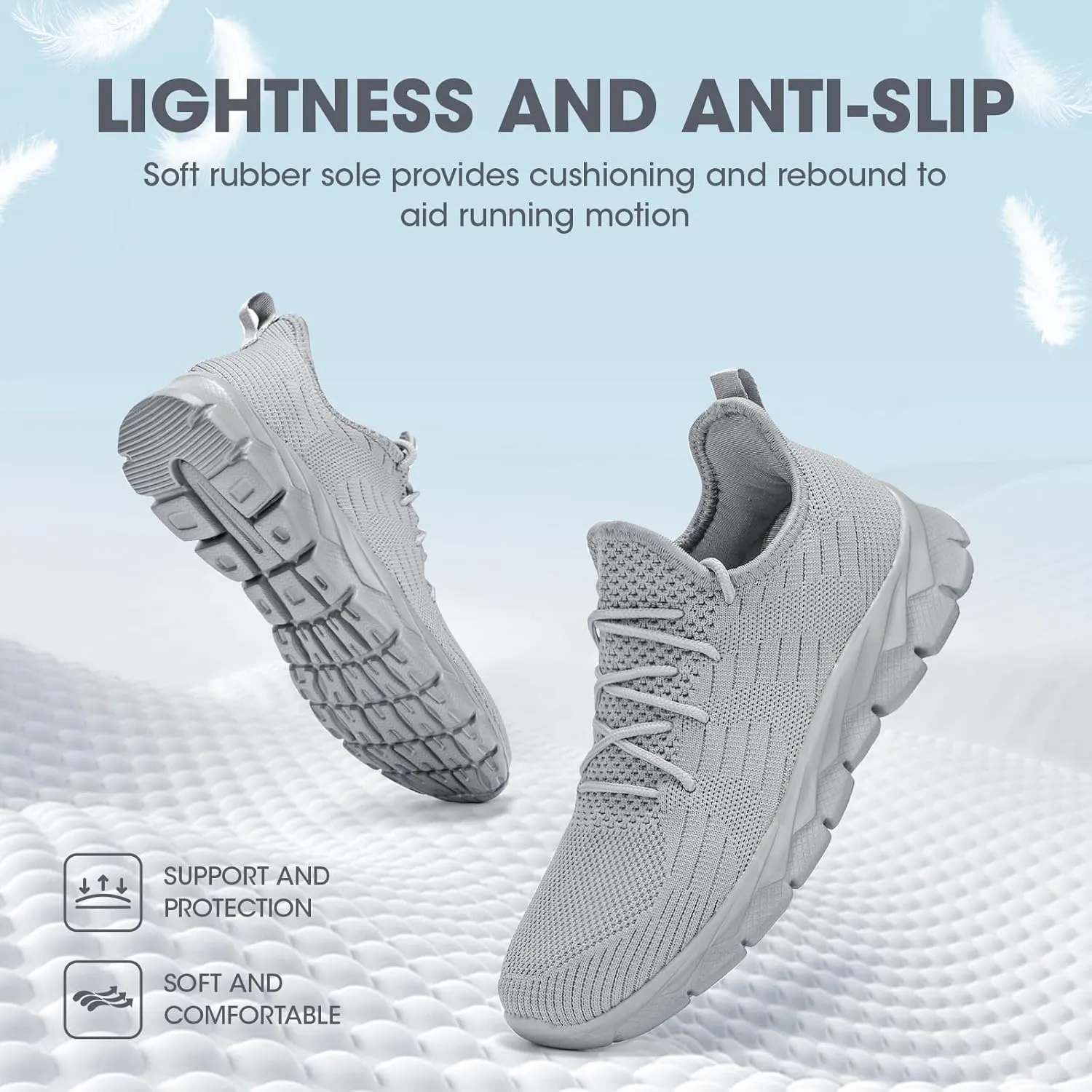 INYO Womens Tennis Shoes Casual Gym Workout Walking Shoes Lightweight Breathable Sneakers Non Slip Running Shoes for Women