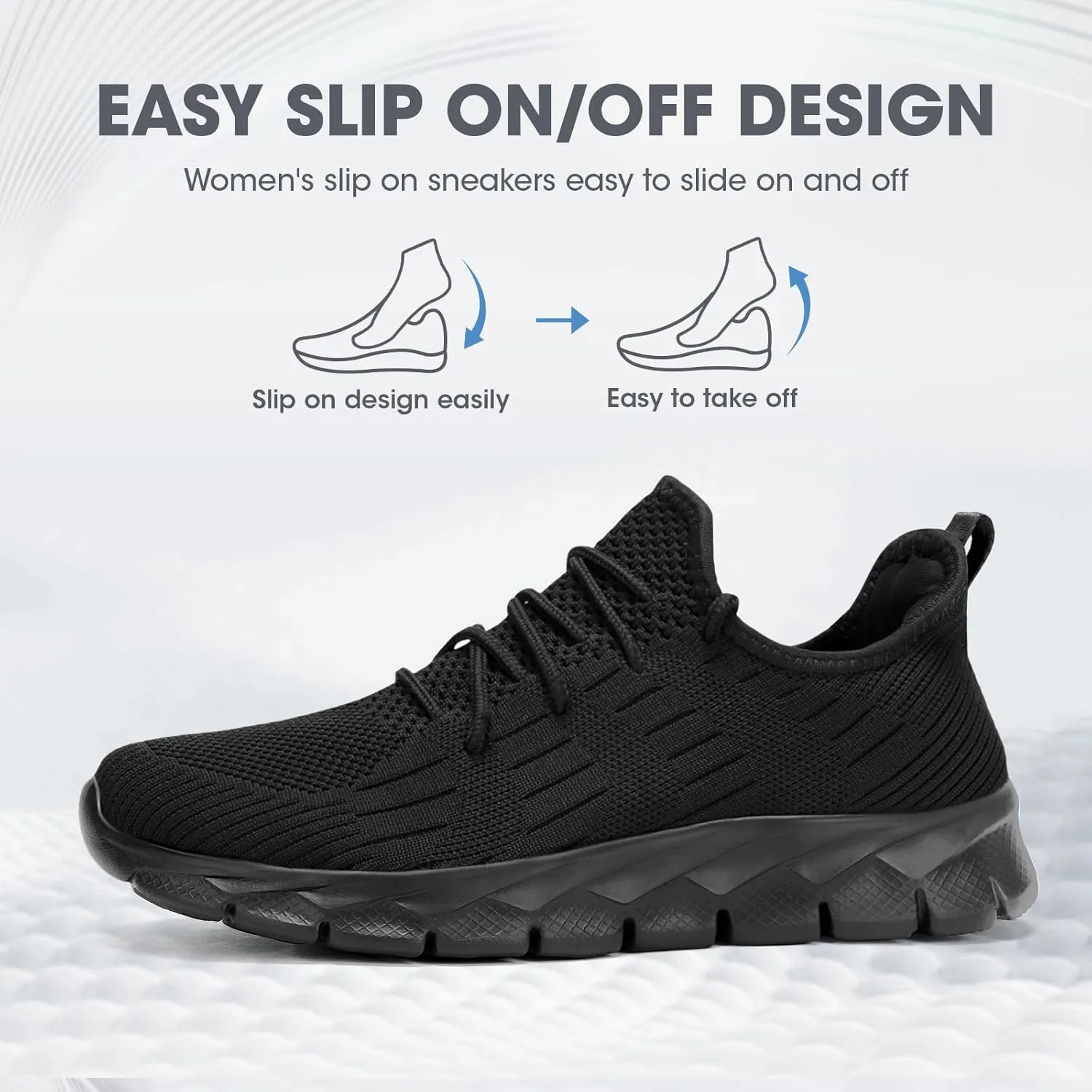 INYO Womens Tennis Shoes Casual Gym Workout Walking Shoes Lightweight Breathable Sneakers Non Slip Running Shoes for Women