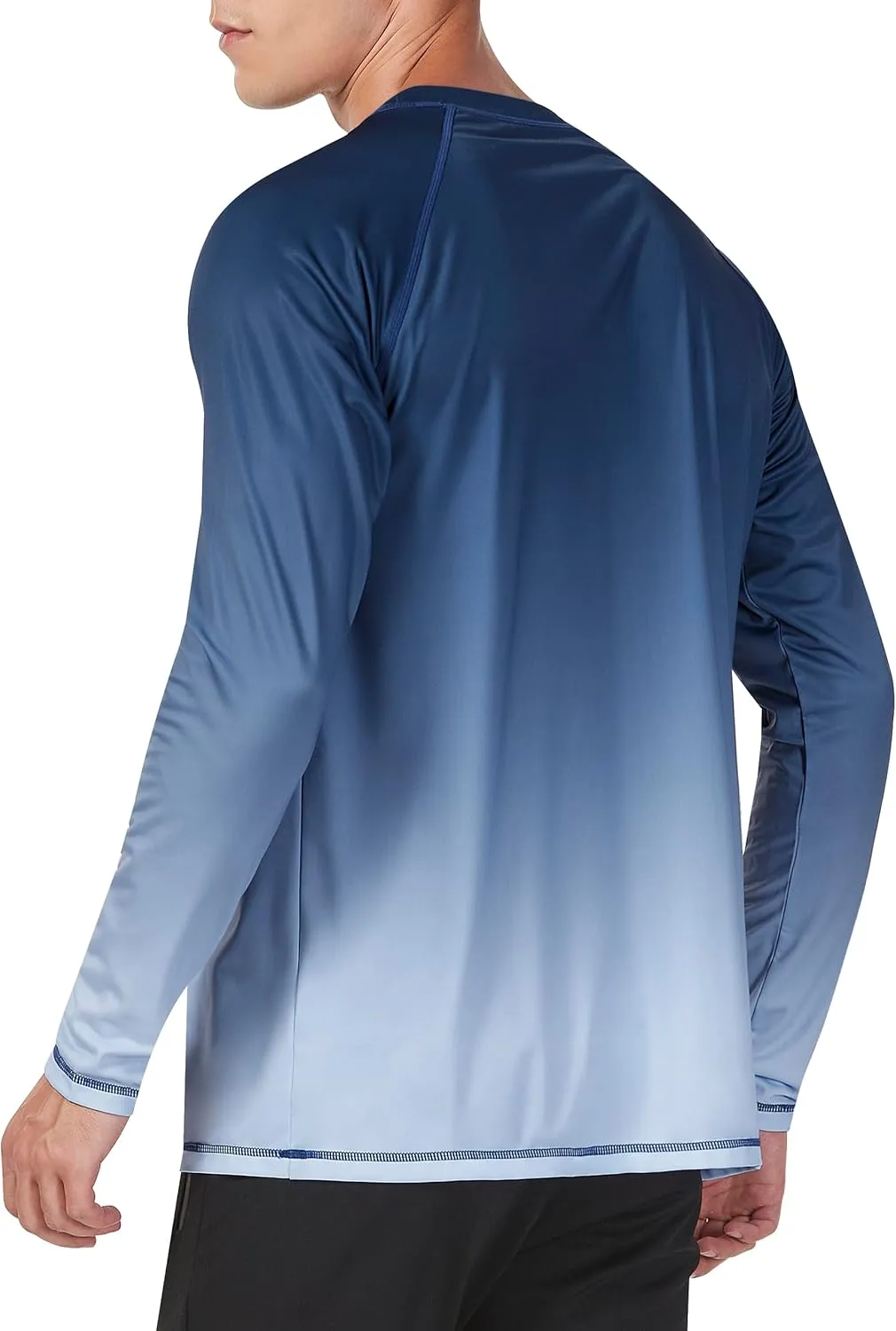 KPSUN Mens Swim Shirts UPF 50  Rash Guard Long Sleeve Sun UV Protection Beach Shirts Quick Dry Fishing T-Shirt