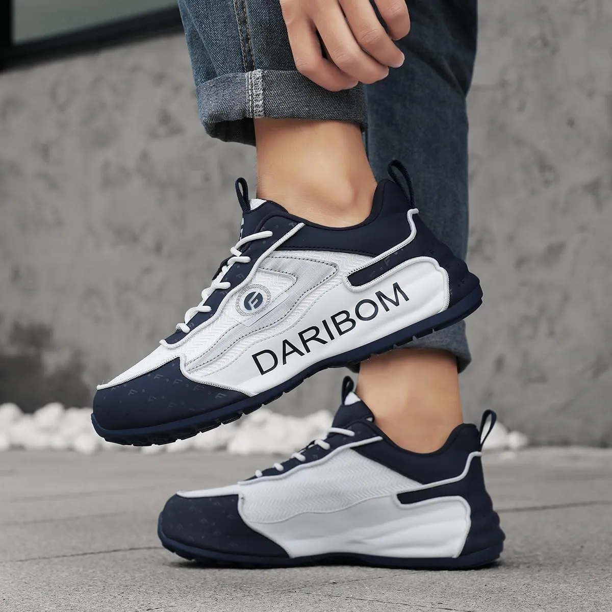 Mens Running Shoes Non Slip Arch Support Trail Running Walking Fashion Sneakers