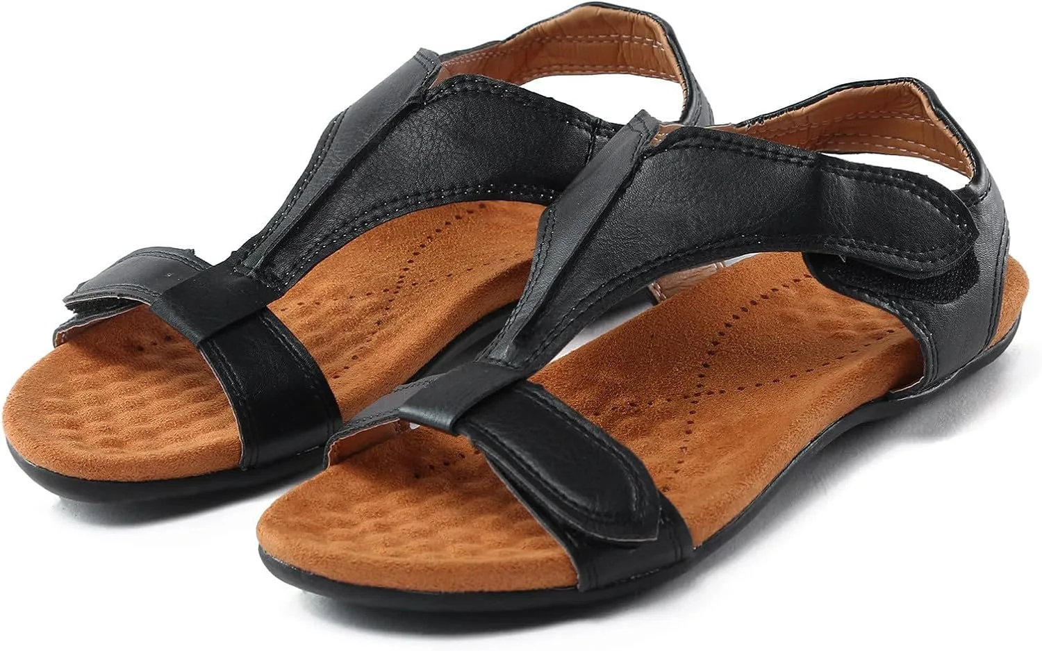 Orthopedic Sandals for Women Comfortable Orthotic Sandals with Arch Support Summer Casual Walking Flat Beach Sandals