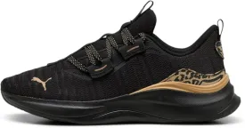PUMA Women's Softride Harmony Cross Training Shoes, White-Black, 7.5