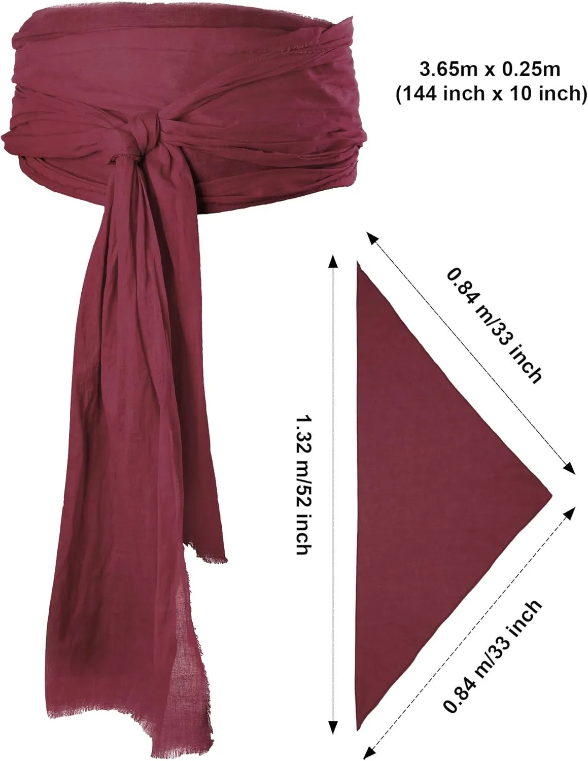 SATINIOR Halloween Pirate Costume Accessories Medieval Costume Bandana Headscarf,Sash Belt for Women and Men