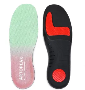 Shoes Insoles Women Orthotics Inserts Arch Support Flat Feet Insoles Plantar Fasciitis Insoles Work Boot Insoles for Standing All Day Comfort and Pain Relief Women 10-12