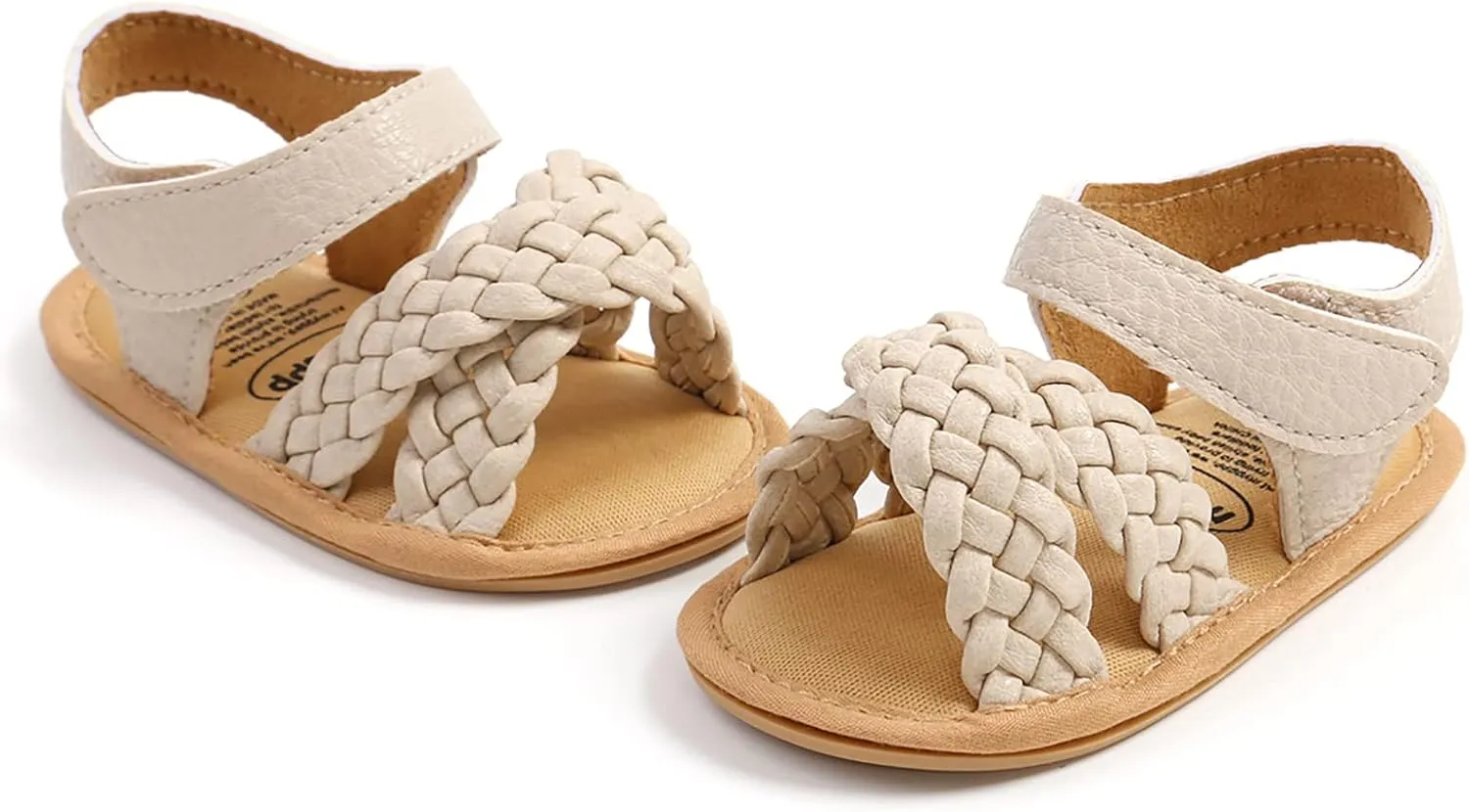 SOFMUO Baby Girls Boys Sparkly Bowknot Sandals Premium Soft Anti-Slip Rubber Sole Infant Summer Outdoor Shoes Toddler First Walkers