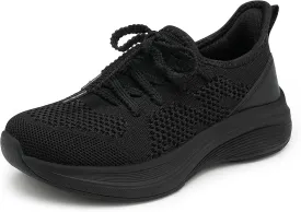 Stelle Girls Sneakers Kids Tennis Running Shoes Athletic Lace Up Non Slip Lightweight Breathable Sport Rainbow Shoes for Toddler/Little Kid/Big Kid
