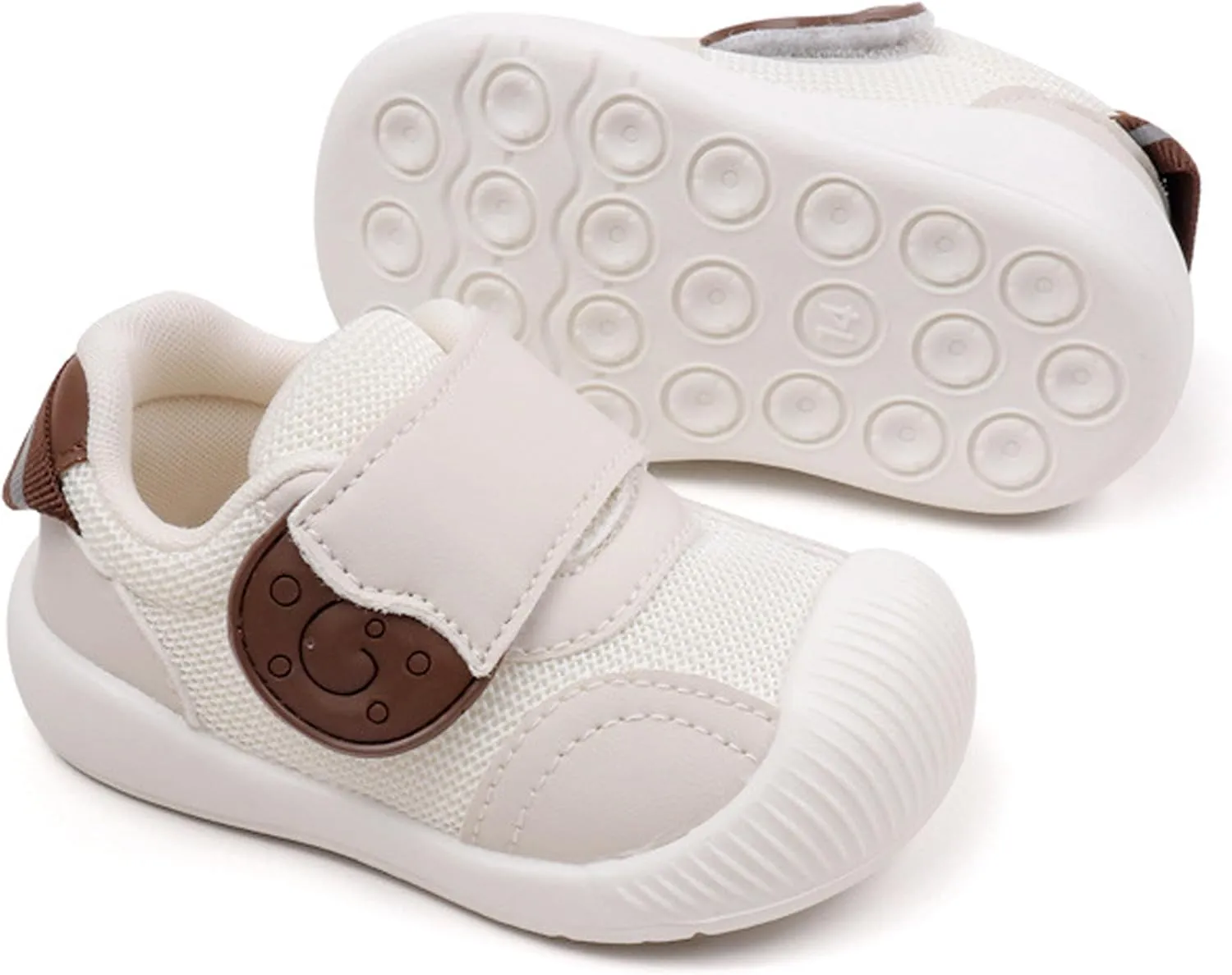 Toddler Baby Sneakers Rubber Sole Cartoon Shoes