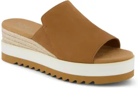 TOMS Womens Diana Platform Espadrille Casual Sandals Casual Mid Heel 2-3" - Black