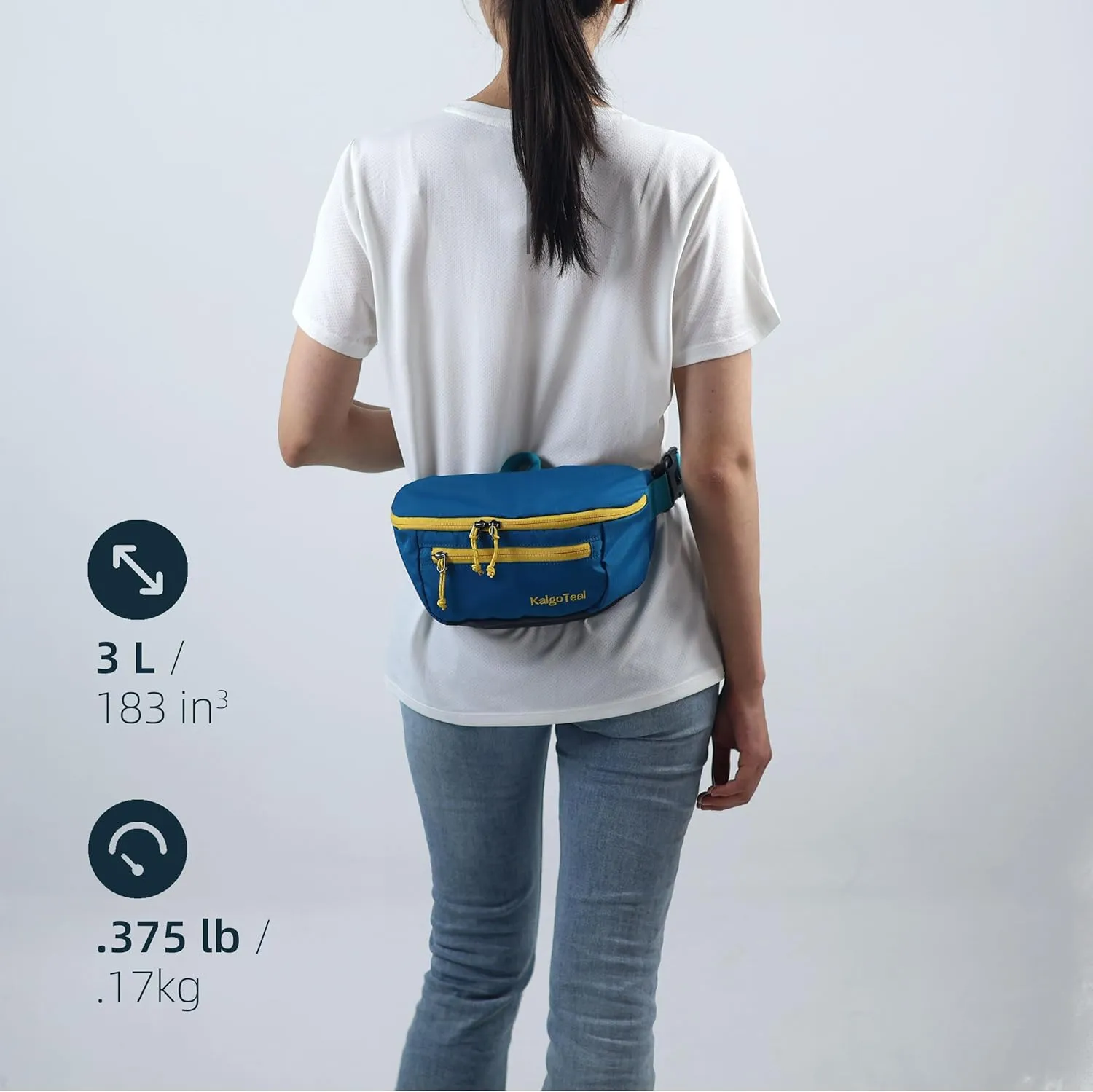 Ultralight Crossbody Fanny Pack 3L, Large Water Resistant Waist Pack for Women & Men, Cycling, Hiking and Travel