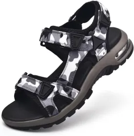 visionreast Mens Athletic Sandals Open Toe Hiking Outdoor Non-slip Sandals Air Cushion Sport Casual Beach Sandals