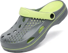 VZQ Women and Men Arch Support Clogs Slip-on Garden Shoes Outdoor Beach Slippers Sandals with Plantar Fasciitis Feet Cushion Insoles