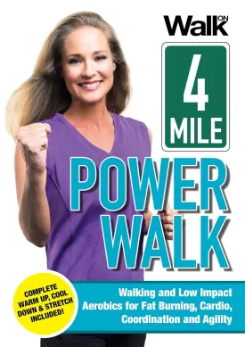 Walk On: 4-Mile Power Walk with Jessica Smith - Indoor Walking and Low Impact Aerobics for Fat Burning, Cardio, Coordination, and Agility [DVD]