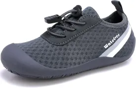 WateLves Wide Toddler Water Shoes Kids Barefoot Athletic Sneakers Girls Boys Quick Dry Aqua Socks for Beach Hiking Swim Kayak Sport Accessories, Camping Essentials
