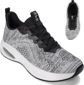 Wide Toe Box Shoes Women Air Cushion Running Shoes Extra Wide Width Sneakers Ultra Light Tennis Arch Support Walking Diabetic Plantar Fasciitis Athletic