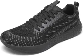 Wide Toe Box Walking Shoes for Men, Zero Drop Road Running Shoes, Lightweight, Breathable, for Tennis, Gym