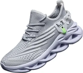 Women Running Shoes Slip On Sneakers Breathable Non-Slip Cushioned Sports Shoes for All-Day Comfort Walking Fitness Jogging with Lightweight EVA Elastic Sole