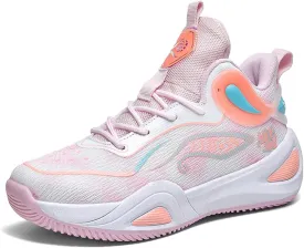 Womens Mens Basketball Shoes High Top Fashion Volleyball Sneakers Breathable Lace Up Non Slip Sport Outdoor Shoe for Unisex