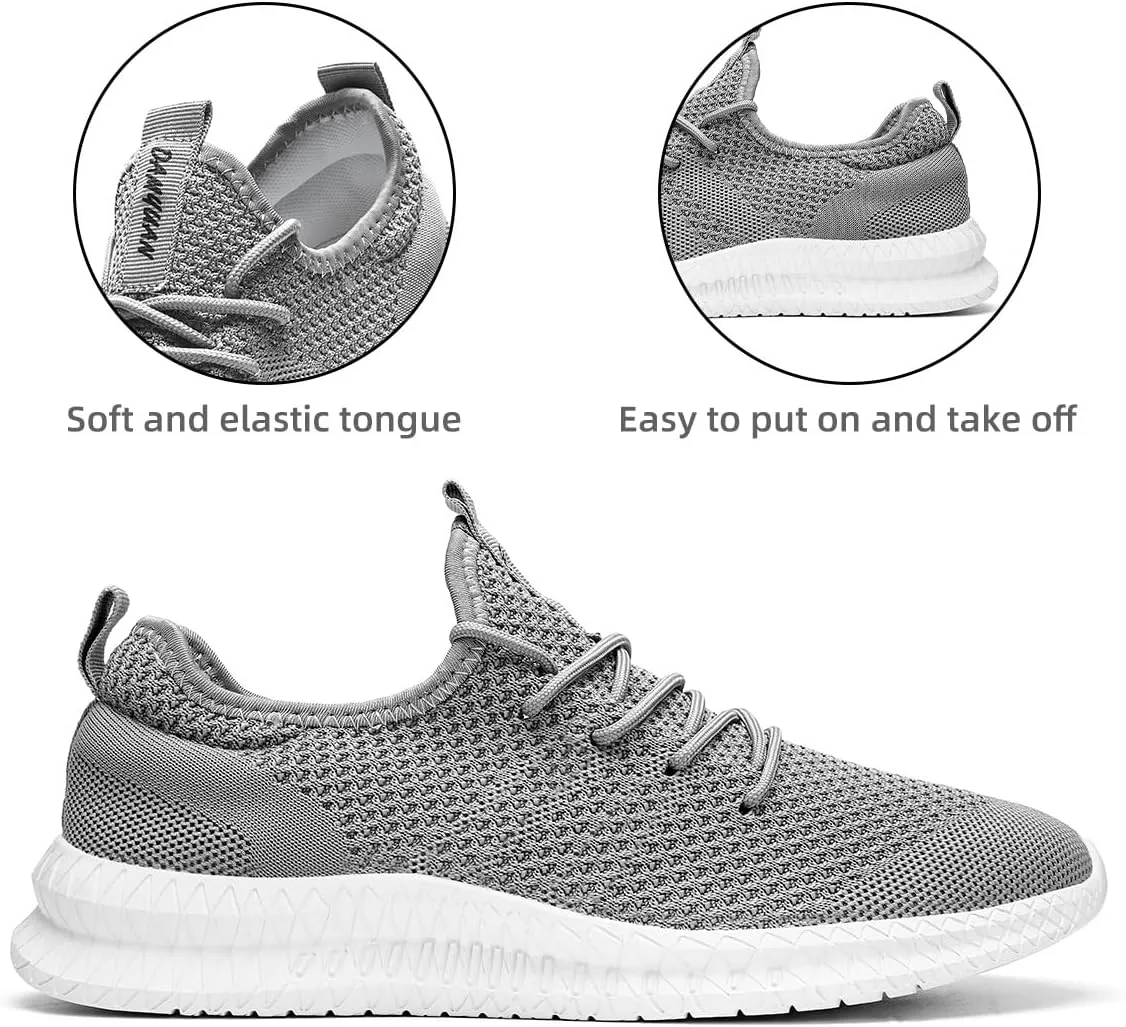 Womens Running Walking Shoes Tennis Slip On Fashion Sneakers Women Sport Workout Gym Shoes Womens Athletic Hiking Nurse Non Slip Lightweight Breathable Shoes