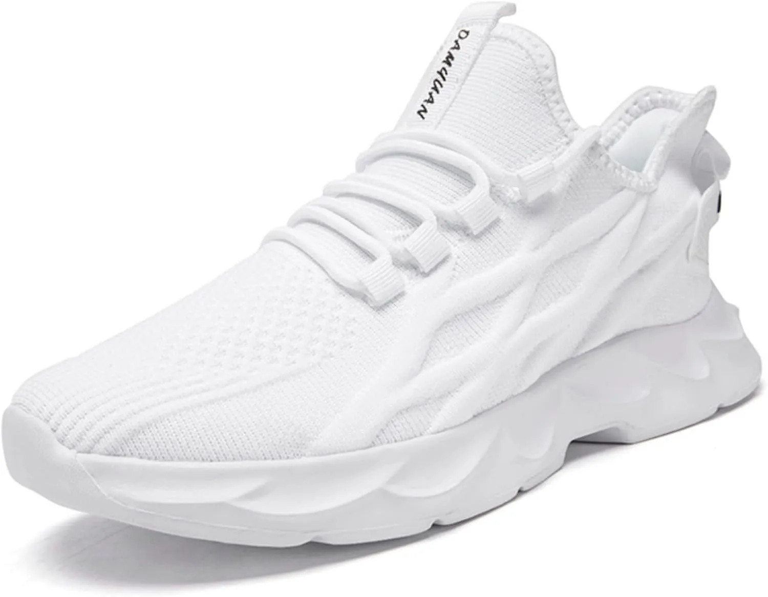 Womens Tennis Slip On Running Shoes Breathable Sneakers Athletic Lightweight Gym Sports Walking Shoes