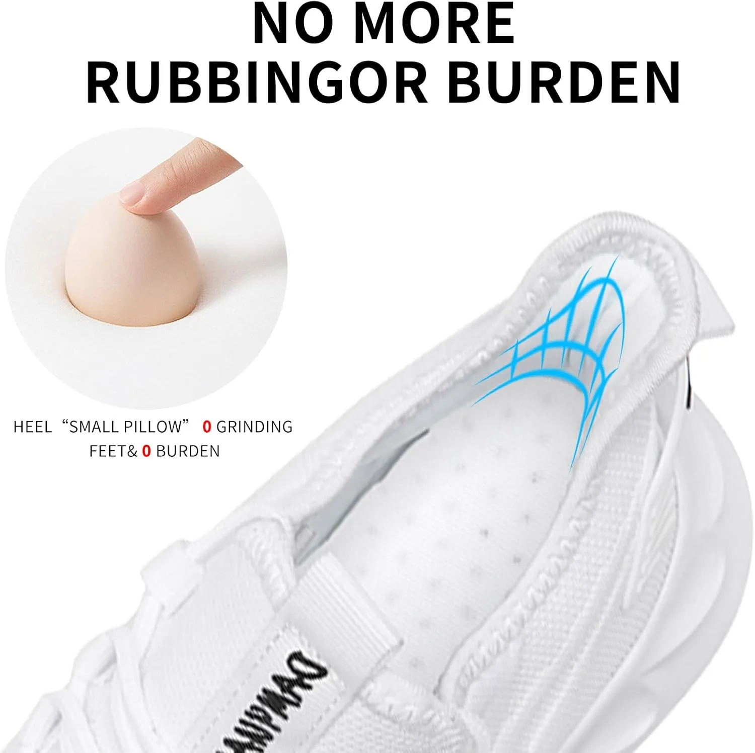 Womens Tennis Slip On Running Shoes Breathable Sneakers Athletic Lightweight Gym Sports Walking Shoes