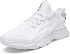 Womens Tennis Slip On Running Shoes Breathable Sneakers Athletic Lightweight Gym Sports Walking Shoes