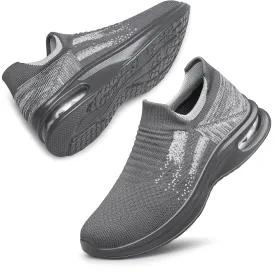 YHOON Womens Walking Shoes Slip on Running Shoes Lightweight Workout Gym Shoes Breathable Casual Sneakers