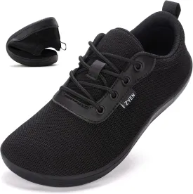 ZYEN Wide Toe Box Barefoot Shoes for Women | Wide Width Breathable Camouflage Shoes | Zero Drop Sole Fashion Non Slip Gym Sneaker Lightweight Minimalist Walking Sneaker